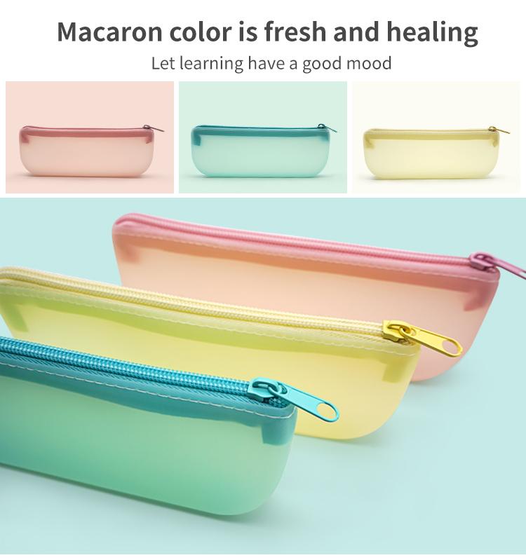 transparent silicone pencil case