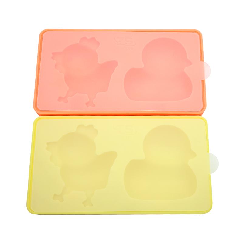 3D silicone ice tray mold