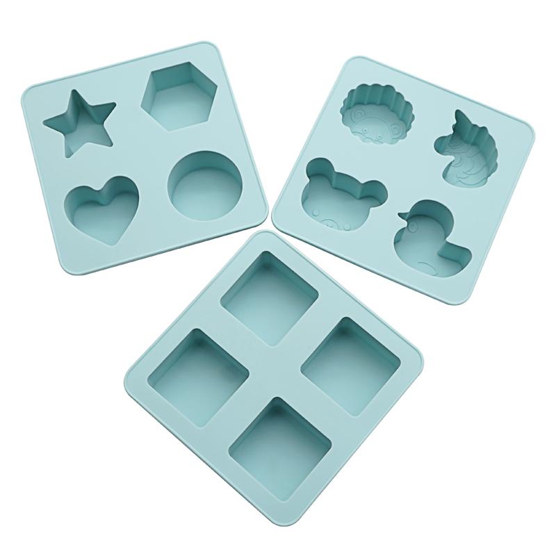 4 cavity silicone ice mold