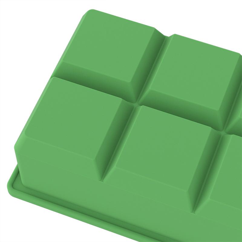 six cell silicone ice cube tray
