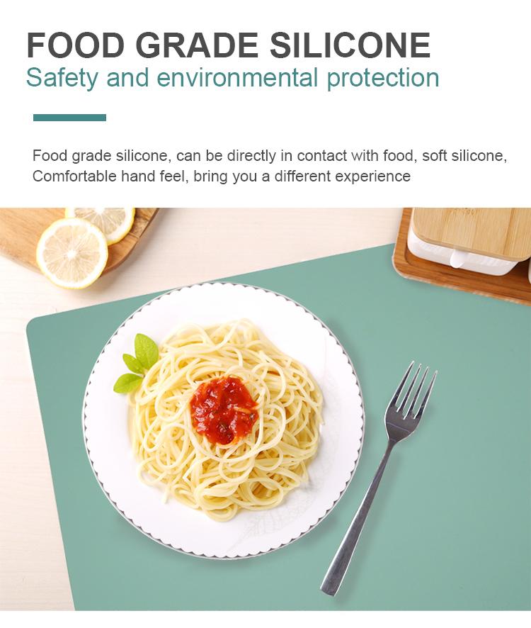 silicone table mat food grade silicone