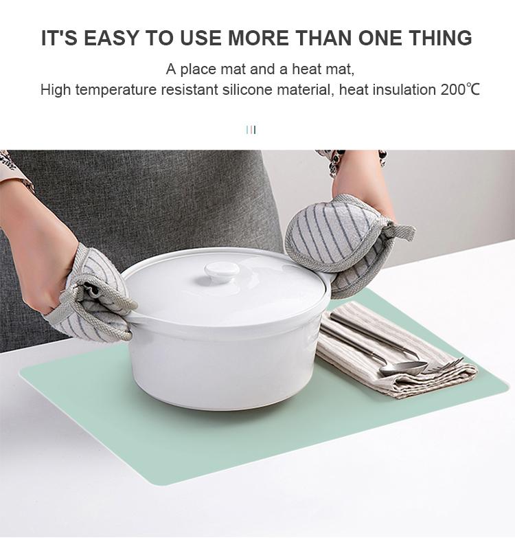 silicone table mat head resistant