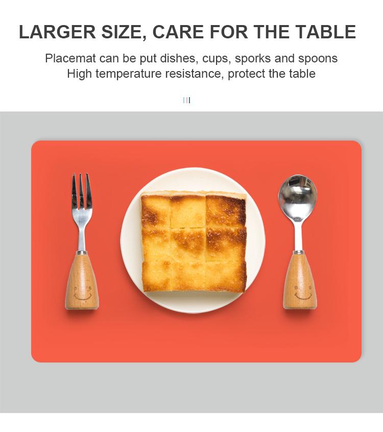silicone table mat protect table
