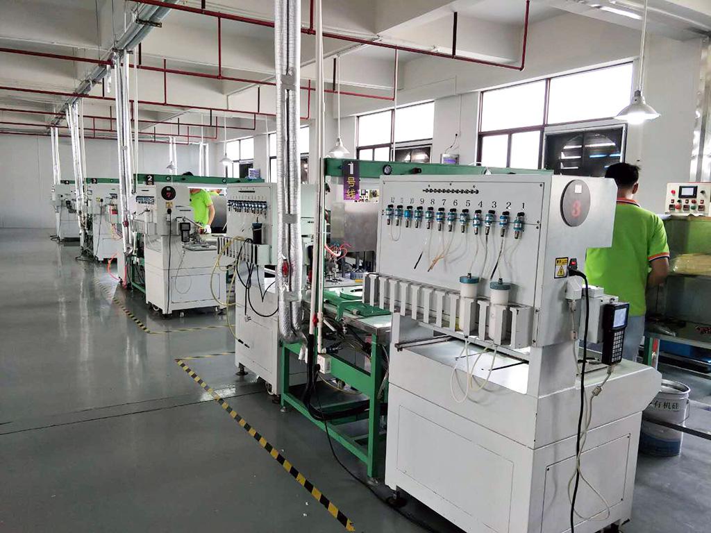 silicone drip dispensing molding department