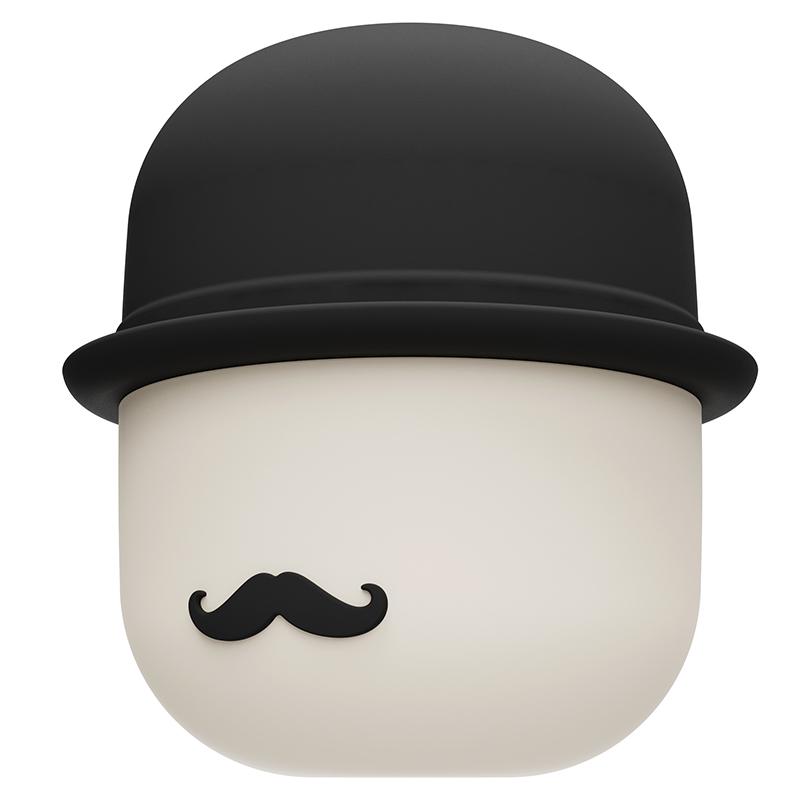 gentleman style interactive silicone treat dispensing dog toy