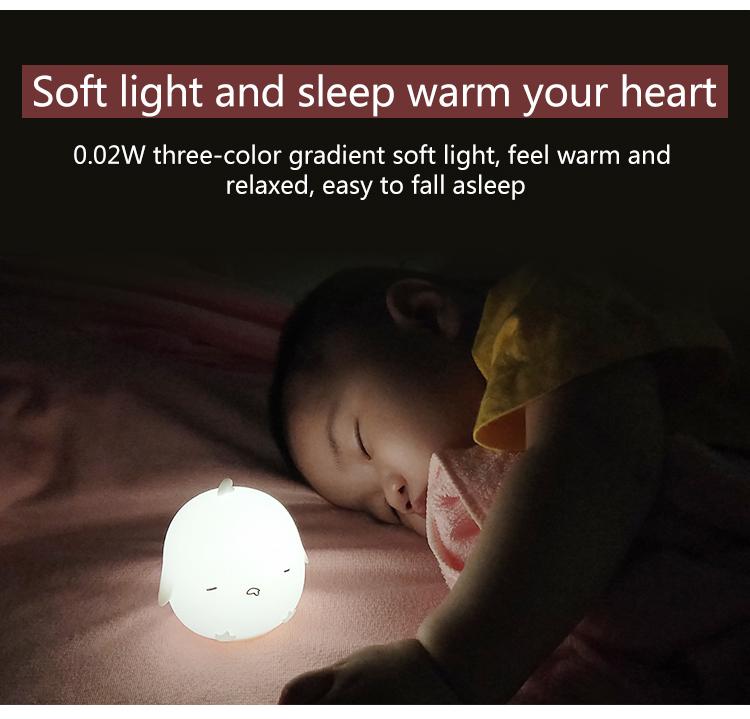Mini Silicone Night Light for Baby