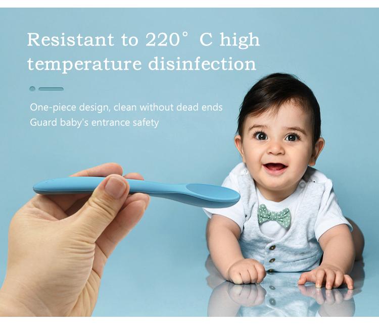 silicone spoon and fork set for baby