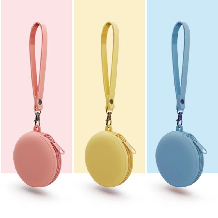 silicone baby pacifier case with rope color