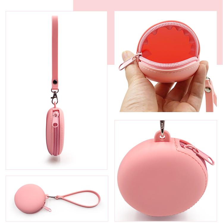 silicone baby pacifier case with rope