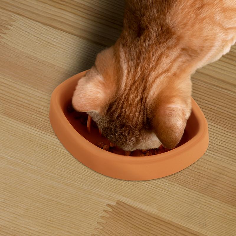 american football shape silicone dog bowl