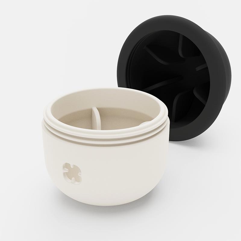 gentleman style interactive silicone treat dispensing dog toy